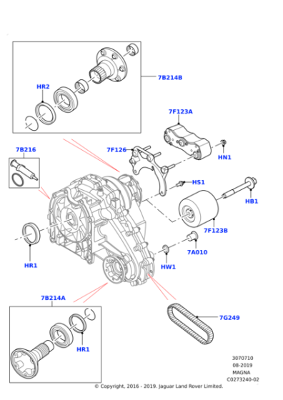 LR044897 - Land Rover Chain - Transfer Drive