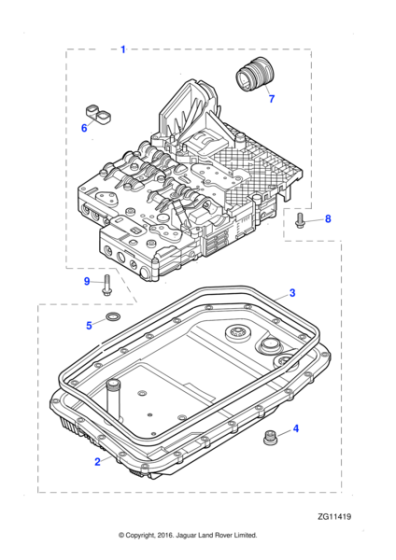 C2Z13997 - Jaguar Transmission control module