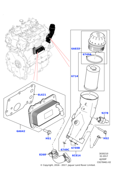 LR112873 - Land Rover Hose