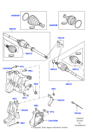 LR025066 - Land Rover Kit - Boot