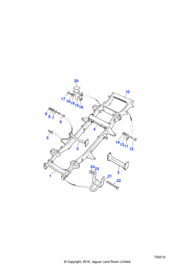 NTC2800 - Land Rover Frame-chassis