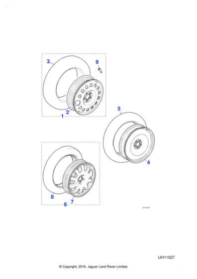 XR817324 - Jaguar Wheel