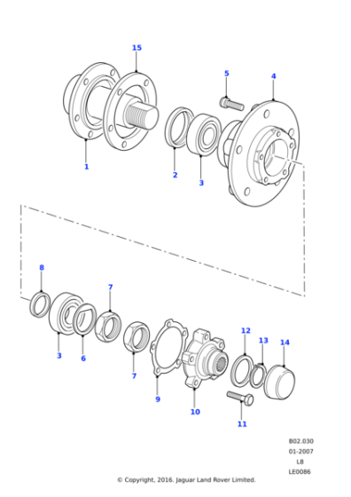 RUF500010 - Land Rover Stud