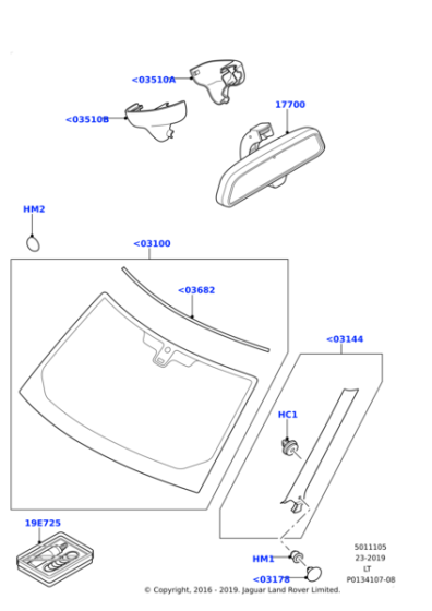 DCB000304PNP - Land Rover Moulding