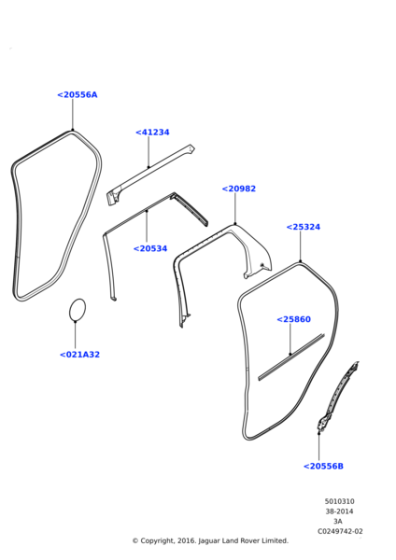 LR058553 - Land Rover Seal