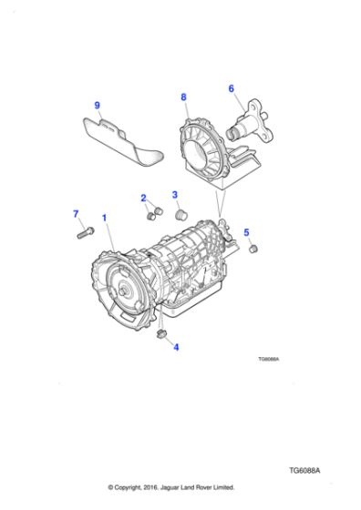 NJA4400AFE - Jaguar Automatic gearbox