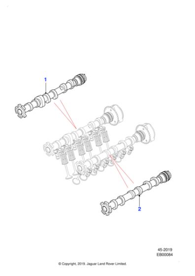 T4N32910 - Jaguar Inlet camshaft