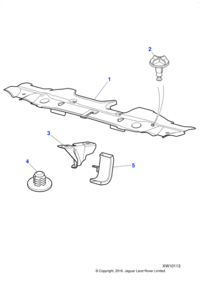 C2C6005 - Jaguar Deflector shield