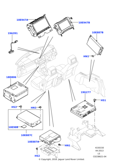 LR071118 - Land Rover Cd Player