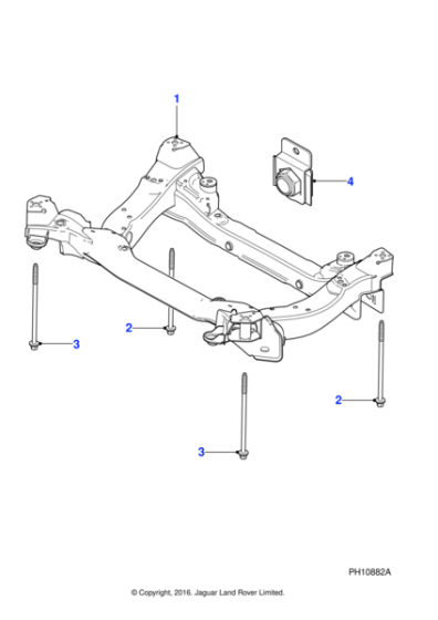 C2P22894 - Jaguar Crossbeam