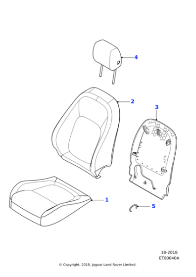 T2H26871QKW - Jaguar Headrest