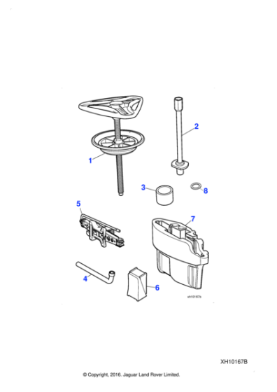 C2C10966 - Jaguar Securing pin