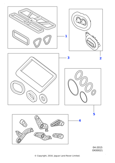 T2H8164 - Jaguar Seal kit