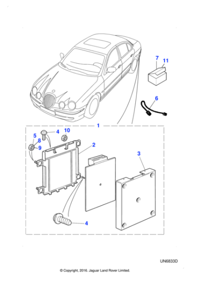 XR831008 - Jaguar Link lead