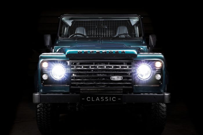 Defender "Black Pack" for RHD Vehicles. Front End Vehicle Enhancement Kit