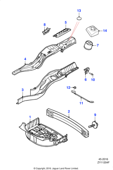 XR89518 - Jaguar Reinforcement