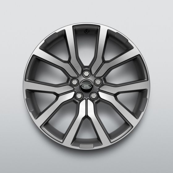 Alloy Wheel - 20" Style 5115, 5 split-spoke, Satin Dark Grey Diamond Turned finish