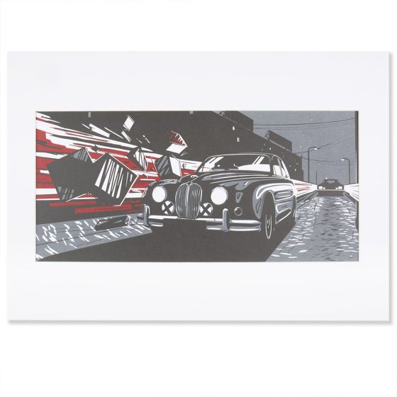 Heritage Art Print - Black and Red