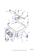 MTC6927 - Land Rover Clip-button