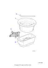 XR858696 - Jaguar Stowage tray