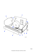 BEC16314AFG - Jaguar Trunk panel carpet