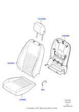 LR126366 - Land Rover Cover - Seat Back