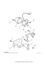 ANR2494 - Land Rover Sensor assembly-front height