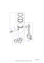 RTC1730 - Land Rover Set-connecting rod bearing