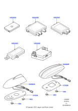 XUI500210PNP - Land Rover Aerial