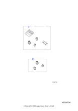 C2A1441 - Jaguar Alloy road wheel fitting kit
