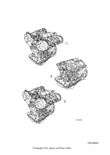 XR853057 - Jaguar Engine - Short Block