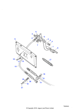 572493 - Land Rover Shaft-pedal-accelerator