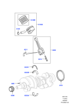 4464741 - Land Rover Bearing - Crankshaft Main