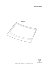 LR012275 - Land Rover Glass - Windscreen