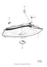 C2Z31432 - Jaguar Headlamp