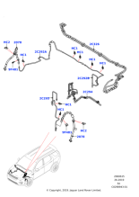 LR133933 - Land Rover Hose - Brake