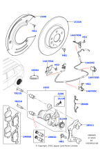 LR092060 - Land Rover Wire - Brake Pad Wear Warning