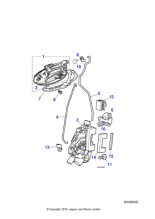 C2S41884 - Jaguar Door latch