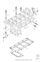8510025 - Land Rover Bolt-cylinder head fixing