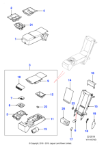 C2D42836PVJ - Jaguar Stowage cover