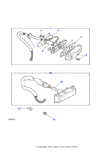 257203 - Land Rover Nut - Hex.