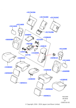LR123412 - Land Rover Lid - Storage Compartment