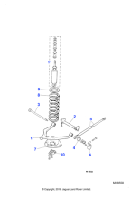 C27969 - Jaguar Suspension damper