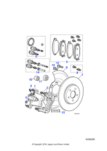 C2S20740 - Jaguar Brake dust shield