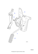 C2S2457 - Jaguar Accelerator pedal