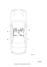 XR838138 - Jaguar Seat harness