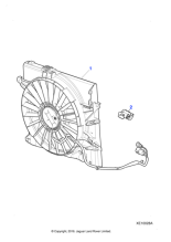 C2D38738 - Jaguar Fan and cowl