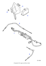 C2Z9676 - Jaguar Parkbrake cable