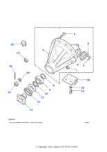 NY606041L - Land Rover Nut - Hex.