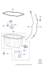 1380883 - Land Rover Tube - Oil Level Indicator